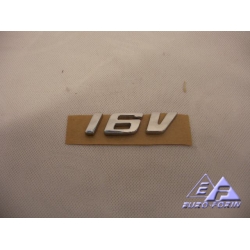 Znak modelu "16V" Punto FL'03 (03-10) / Stilo (01-07) / Doblo (04-05) 