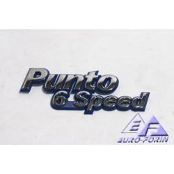 Znak modelu Punto tył "Punto 6 Speed" (93-97) L=66,5