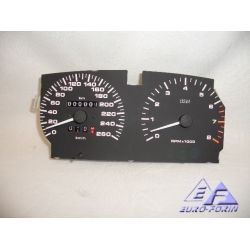 Zestaw zegarów sygnalizujących / prędkościomierz + obrotomierz Fiat COUPE (94-96)
